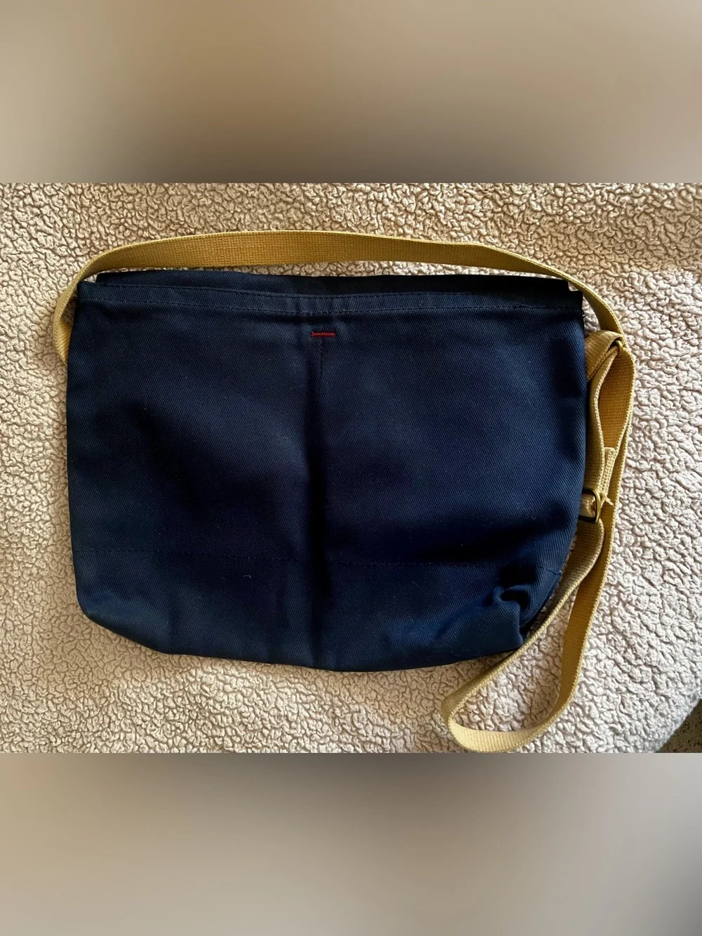 Archival Clothing - “Flap Musette” Waxed Canvas Messenger Bag